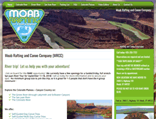 Tablet Screenshot of moab-rafting.com